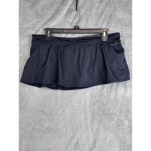 Nike Skorts Womens 14 Black Skirt Shorts Nylon Blend Activewear